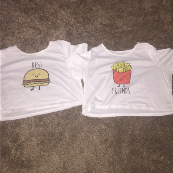 best friends crop tops
