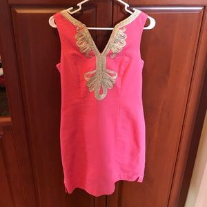 Lilly Pulitzer Pink Shift Dress size 4