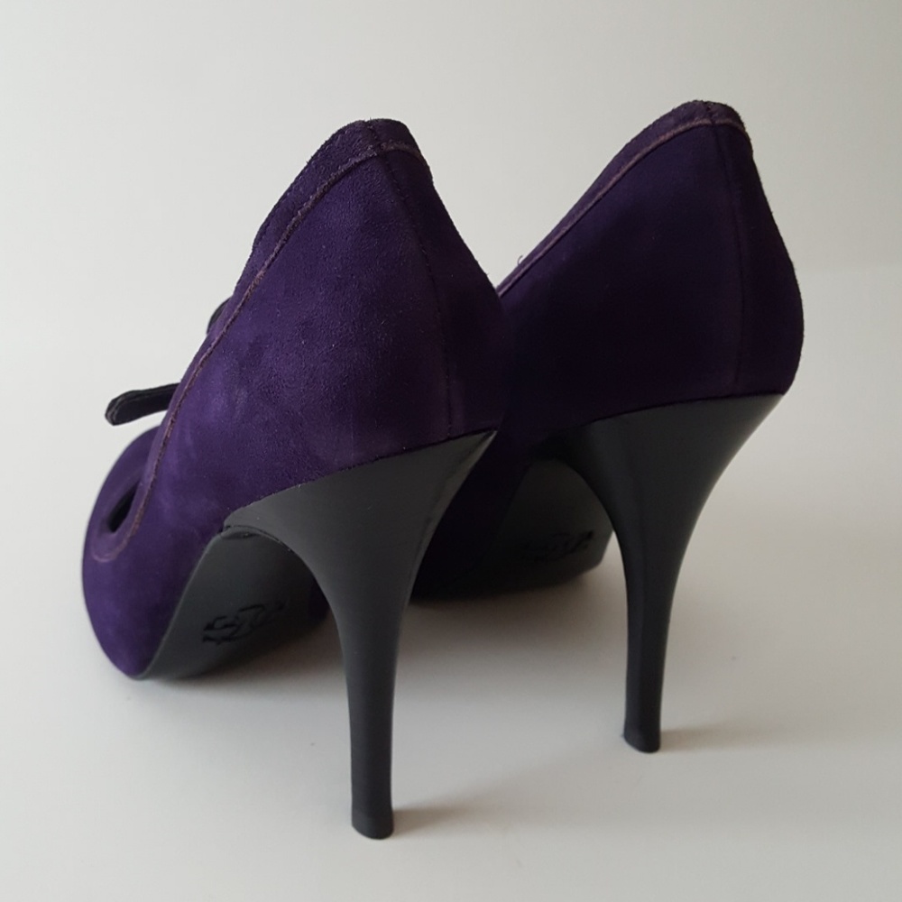 Guess Payne purple suede shoes US 8 - Picture 5 of 8