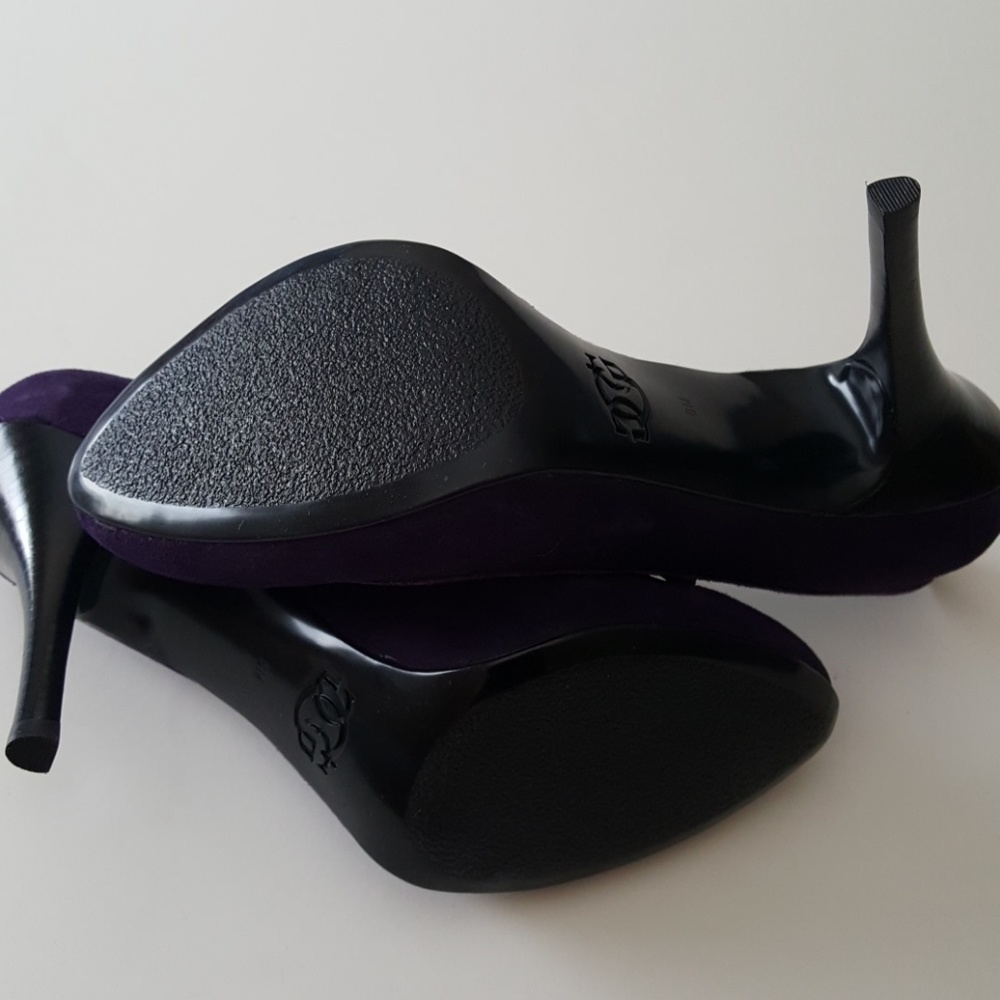 Guess Payne purple suede shoes US 8 - Picture 6 of 8