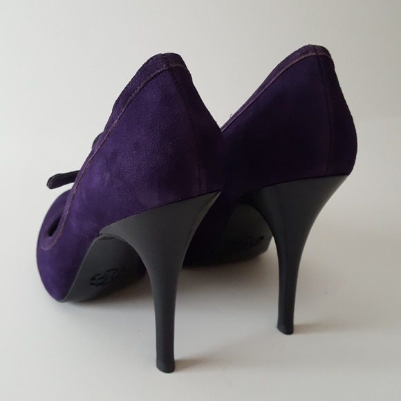 Guess Payne purple suede shoes US 8 - Picture 5 of 8