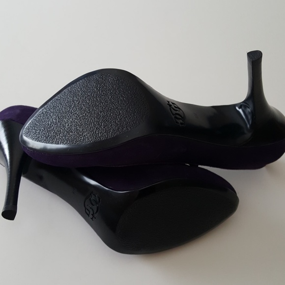 Guess Payne purple suede shoes US 8 - Picture 6 of 8