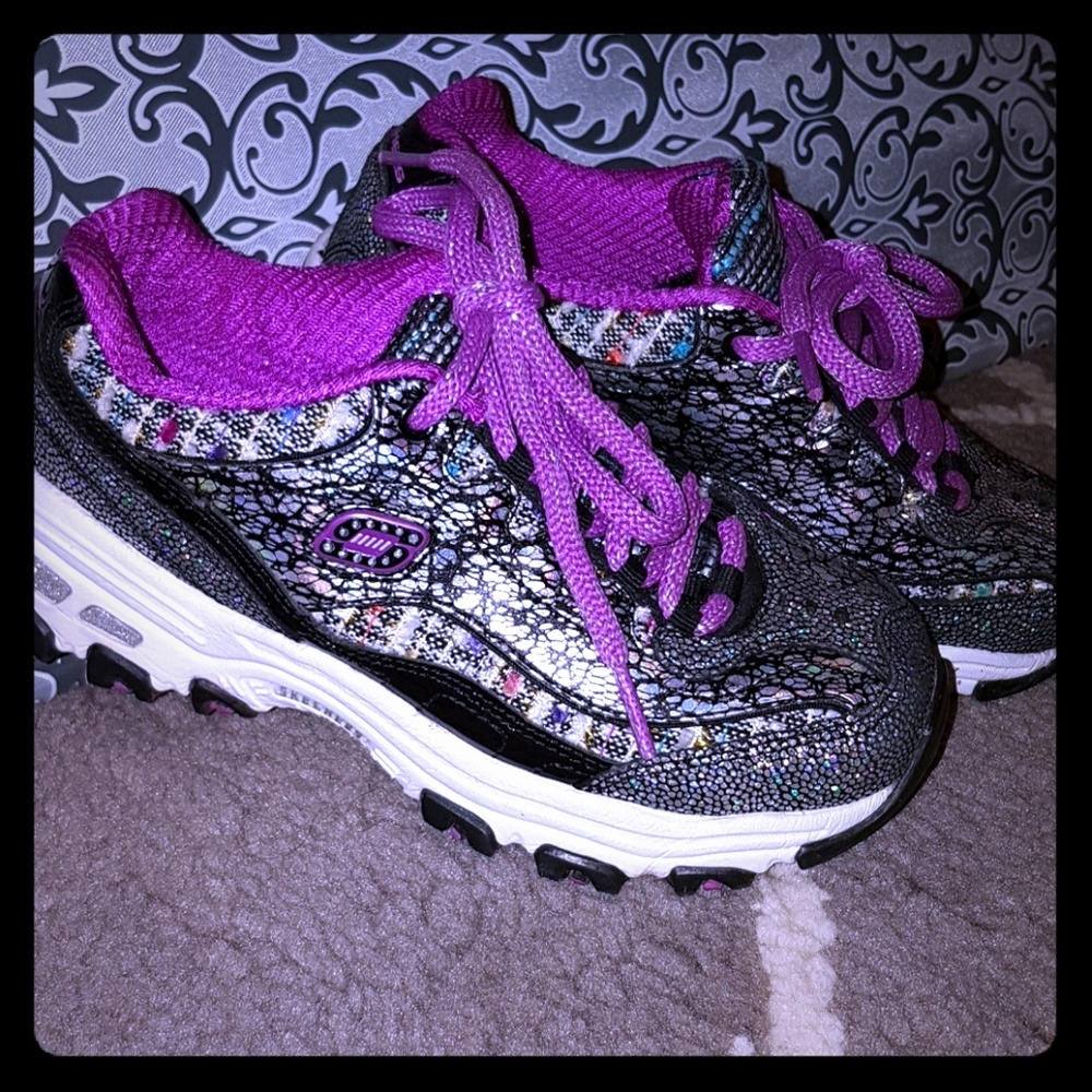 Skechers Sparkly Princess Memory Foam Shoes