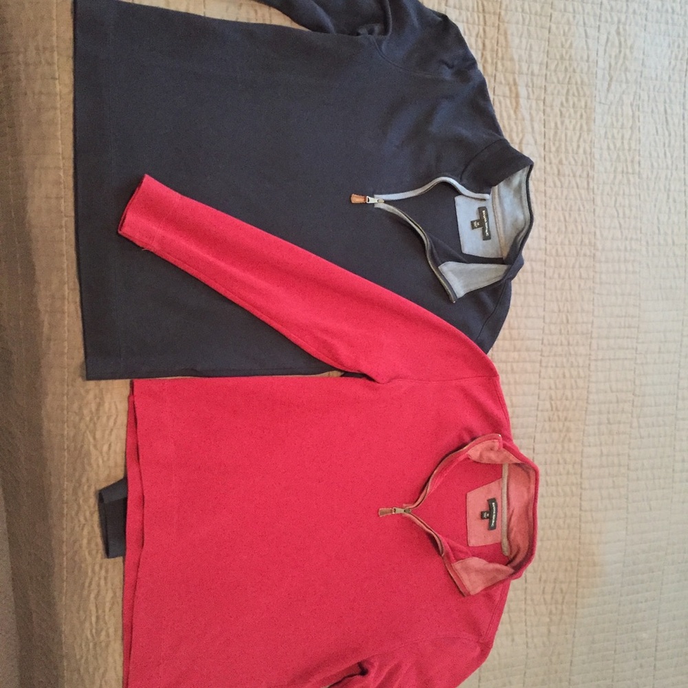 Banana Republic Quarter-Zips (2): Medium