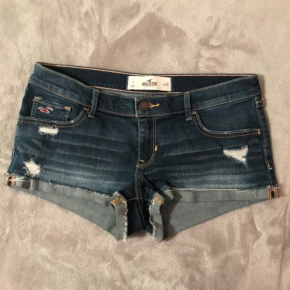 Hollister jean shorts