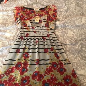 Floral print dress