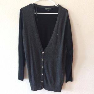 Forever 21 Plus Sized Black Cardigan