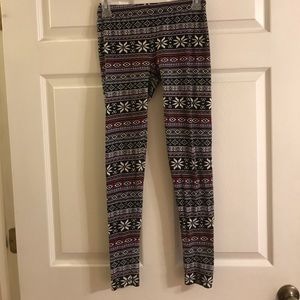 Forever21 Alpine print leggings