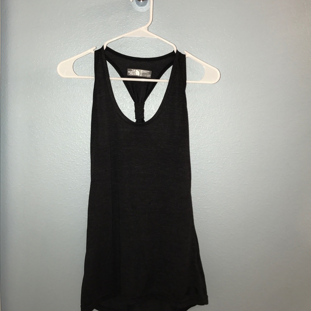 NORTH FACE black/dark grey work out top size SMALL