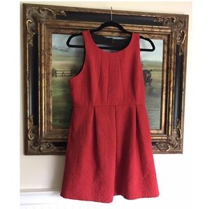 Anthropologie Moulinette Soeurs Red Mini Dress 8