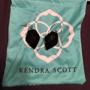 Kendra Scott Black and silver earrings