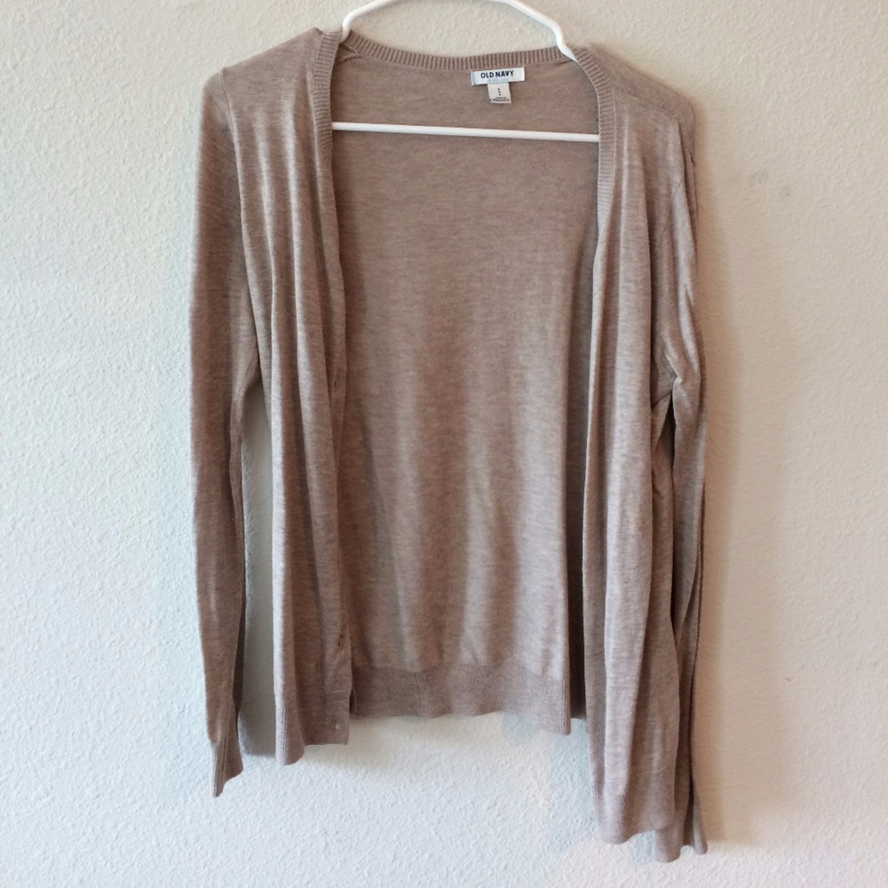 Old Navy Light Brown Cardigan