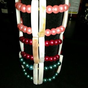 Sheldon and pearls bracelets
