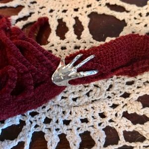 Sterling silver ring.