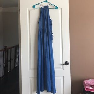 Soft blue LOFT Maxi Dress