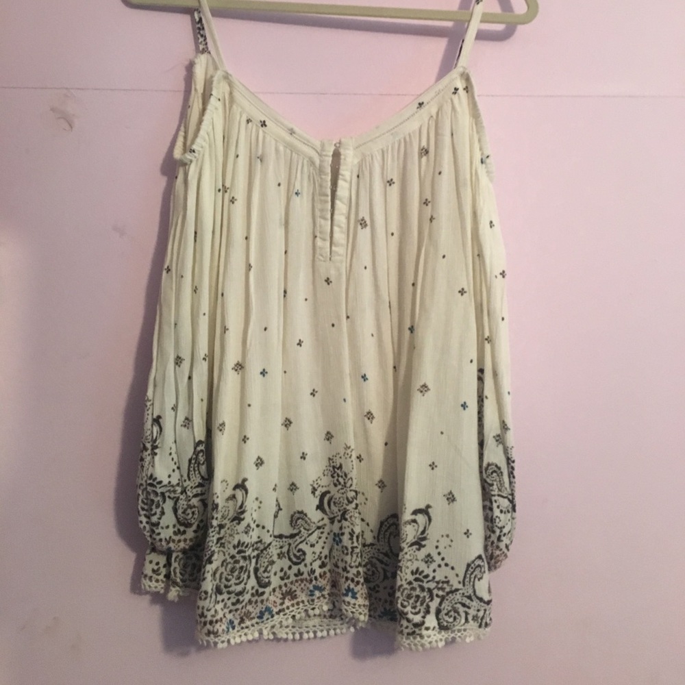 hipster cold shoulder top