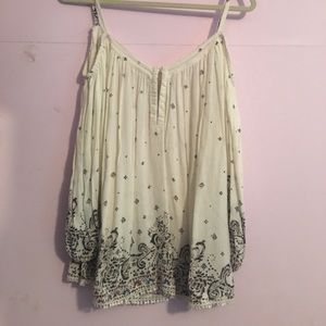 hipster cold shoulder top