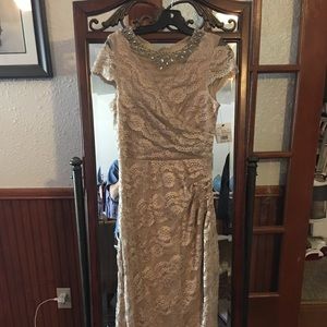 Long Champagne dress