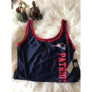 New with tag NFL patriots bodysuit/Swimsuit