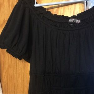 Black full- length very comfortable dress