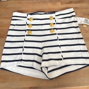 Forever 21 Striped Nautical Shorts