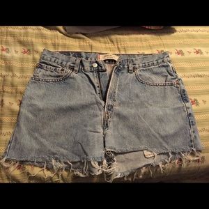 Vintage Levi cut off shorts