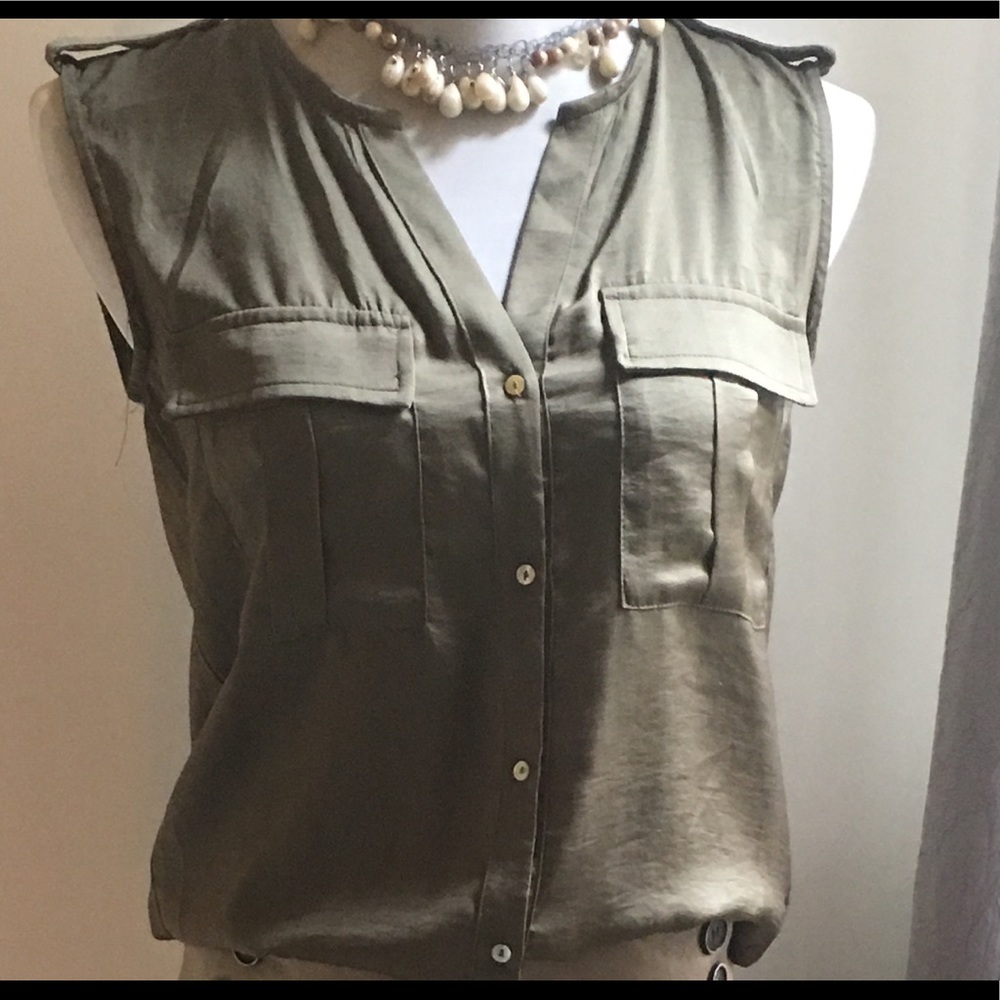 NWOT polyester blend top
