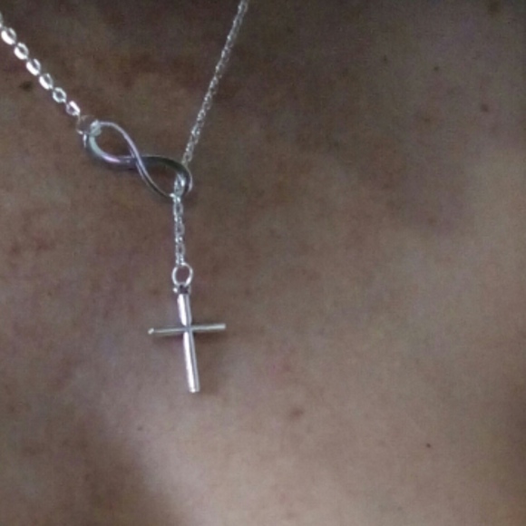 Cross Infinity Necklace - Picture 3 of 4