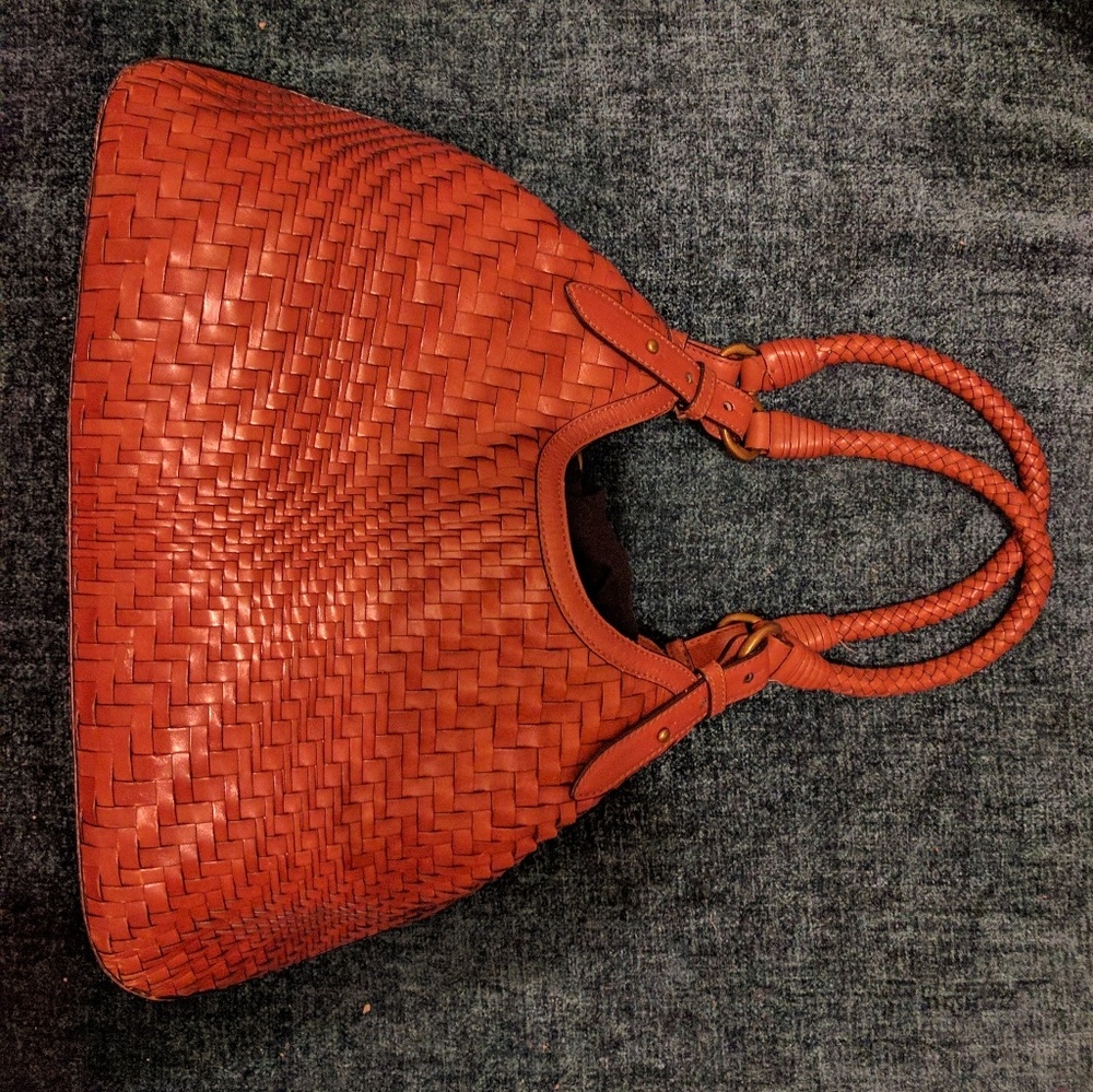 Small Cognac Cole Haan Geneveive Tote