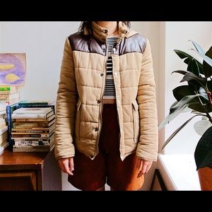 Like new APC hooded puffer coat