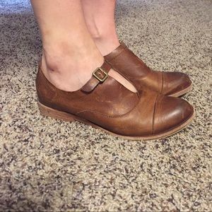 Kork ease leather oxfords