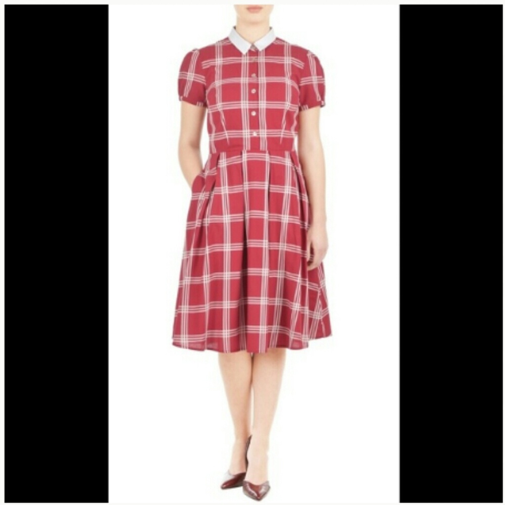 Eshakti plaid dress