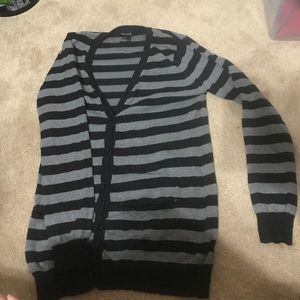 Black and grey cardigan