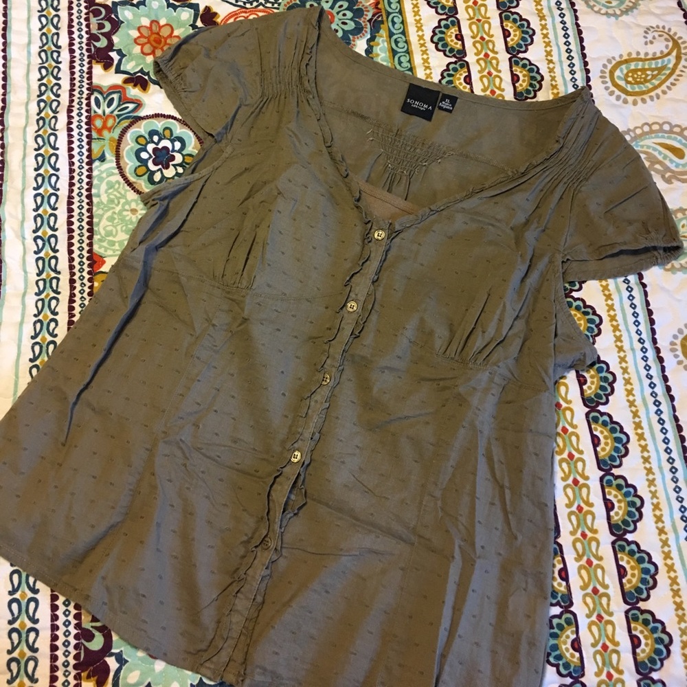 Brown Button Down