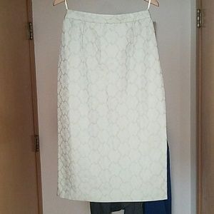 ⭐ Vintage Shimmery Floral Skirt
