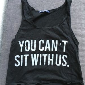 Brandy Melville "mean girls" crop top