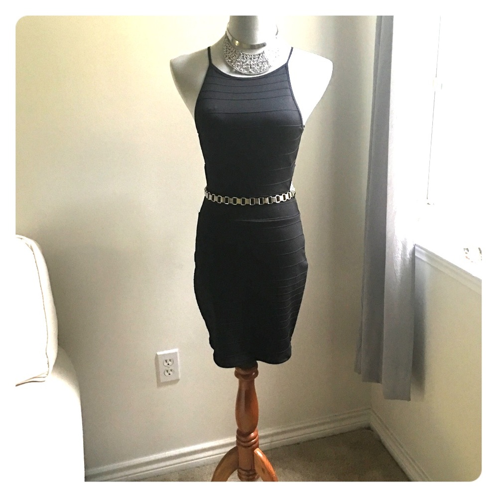NWT Bandage dress w/side slits