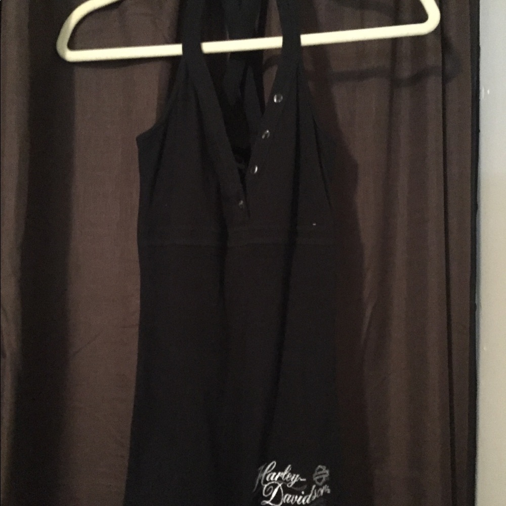 Harley Davidson crossed back tank NWT