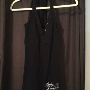 Harley Davidson crossed back tank NWT