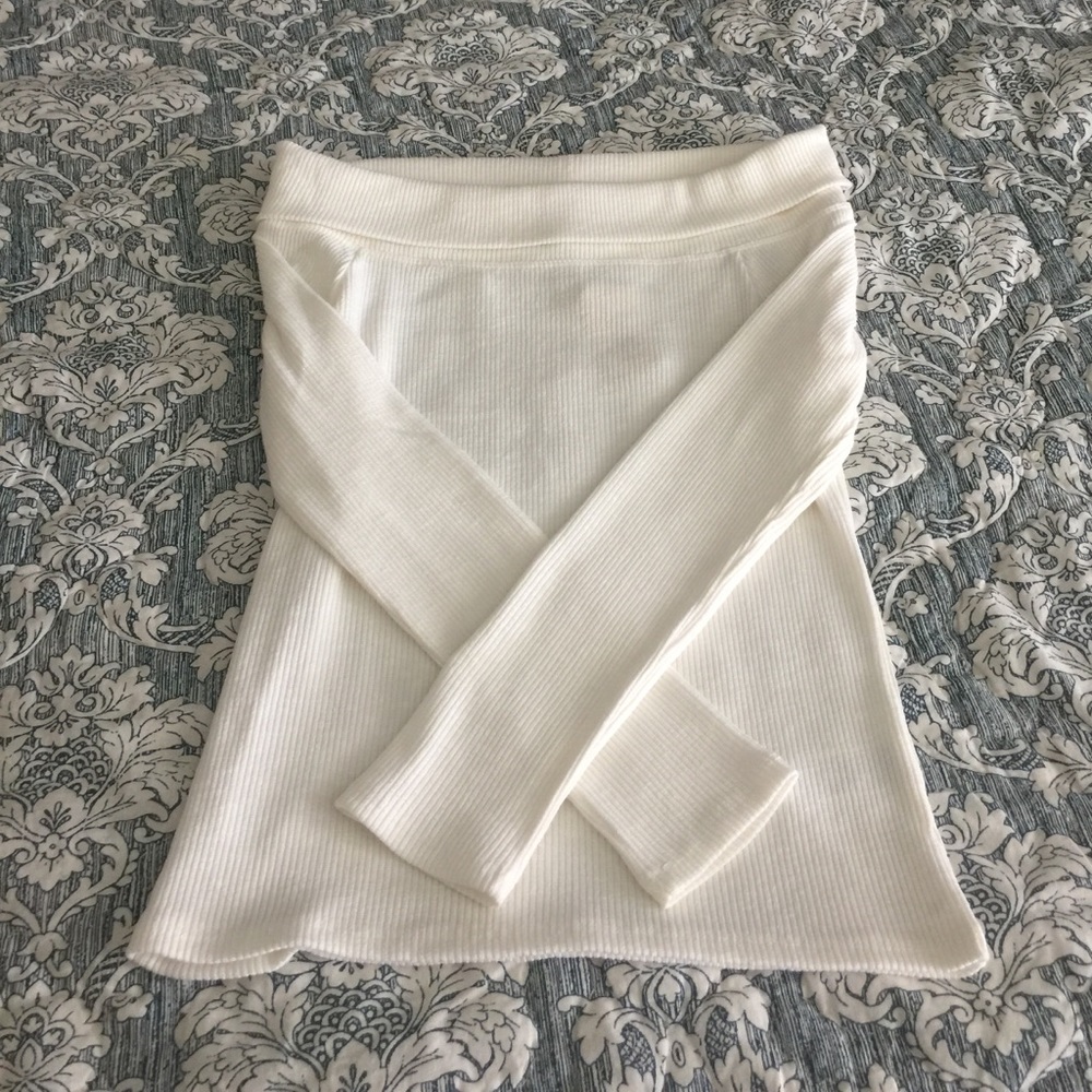 Cream Forever 21 sweater