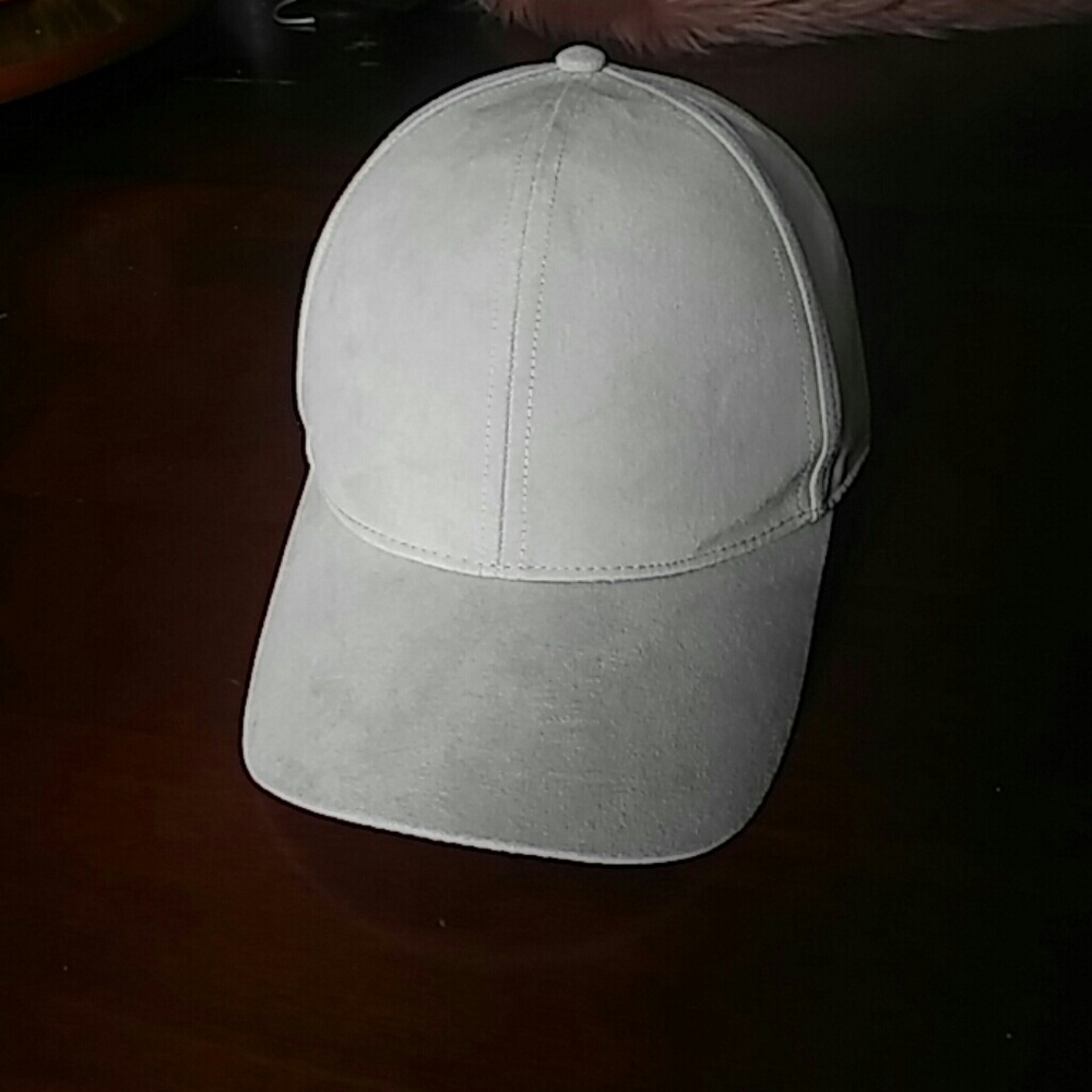 Grey Suede H&M Cap