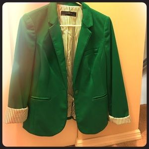 The Limited Kelly Green Blazer