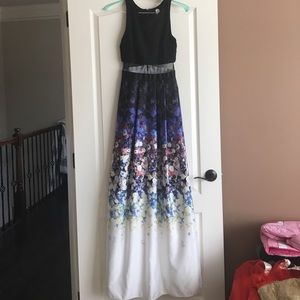 Two piece Macy's Prom Dress