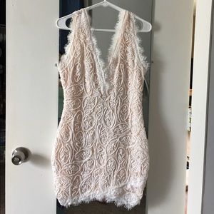 White lace dress