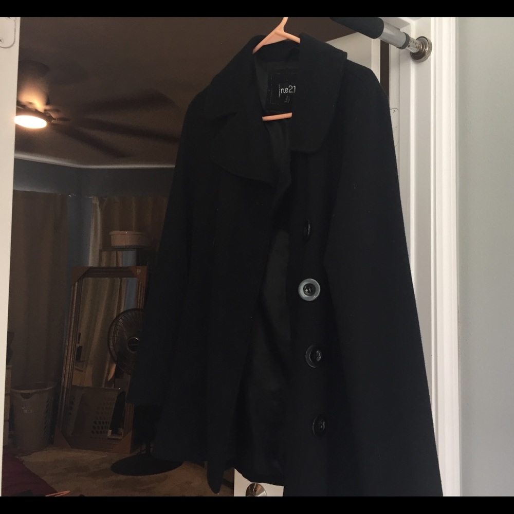 Black wool jacket