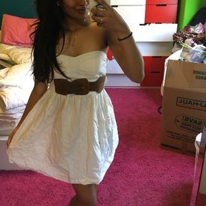 Mini white dress