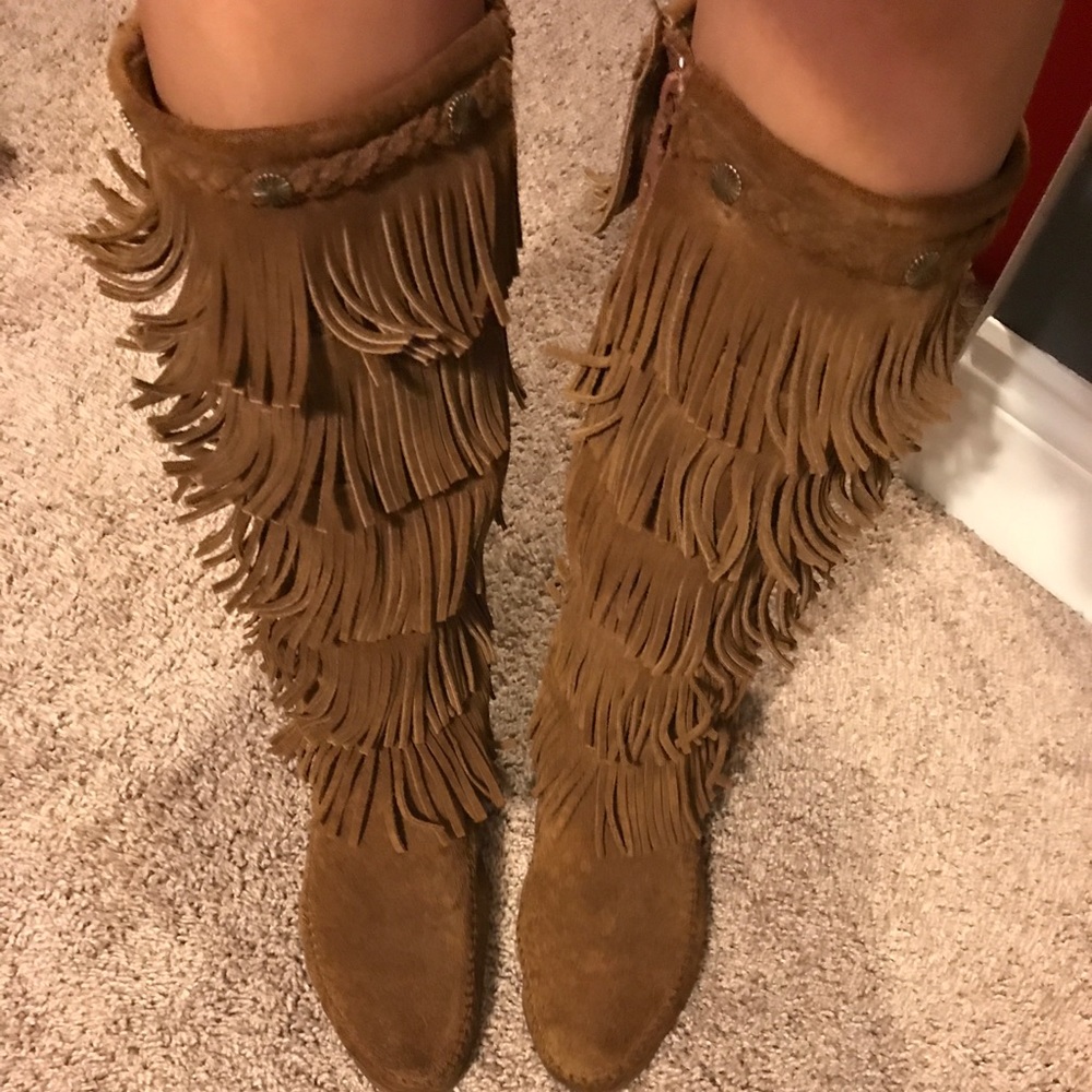 Fringe Minnetonka Boots