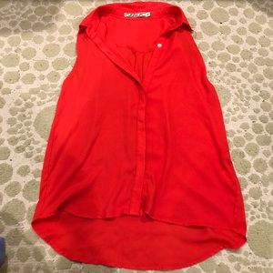 Women's Small Chloe K Orange Blouse