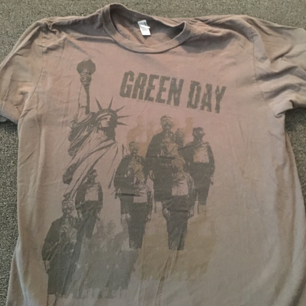 Green Day concert t-shirt unisex medium
