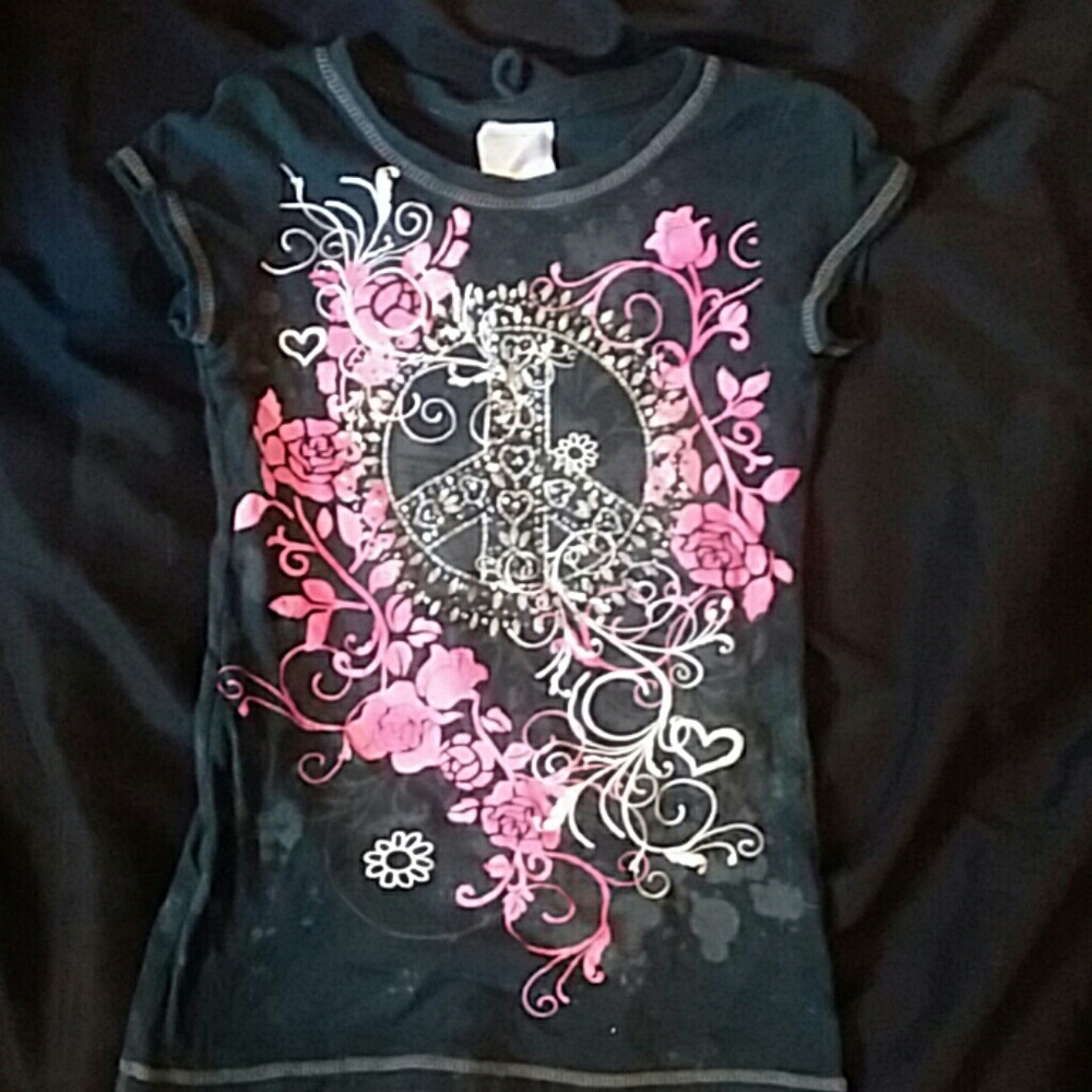 Nitworks Peace and roses t shirt